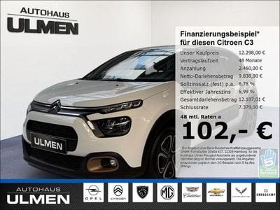 Weiss Gebraucht 2023 Citroën C3 PureTech Kleinwagen | 12.298 € (Fairer Preis)
