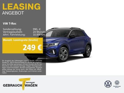 Second-hand VW T-Roc R-line 150 CP (110 kW) 2025 Albastru SUV