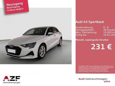 Gletscherweiß metallic Gebraucht 2025 Audi A3 Advanced Plus Limousine | 29.990 € (Guter Preis)