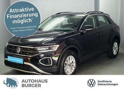 Gebraucht VW T-Roc Life 150 PS (110 kW) 2022 Deep black perleffekt (metallic) SUV