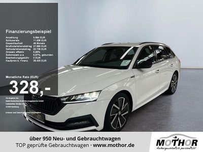 Gebraucht Skoda Octavia SportLine 150 PS (110 kW) 2022 Candyweiss Kombi
