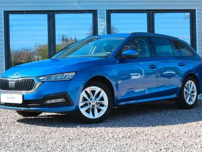 Brugt Skoda Octavia Ambition 150 HK (110 kW) 2020 Blå Stationcar
