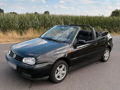 Gebraucht VW Golf Cabriolet 75 PS (55 kW) 1998 Schwarz Cabrio