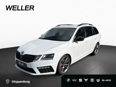 Gebraucht Skoda Octavia RS 245 PS (180 kW) 2020 Moon white metallic (weiß) Kombi
