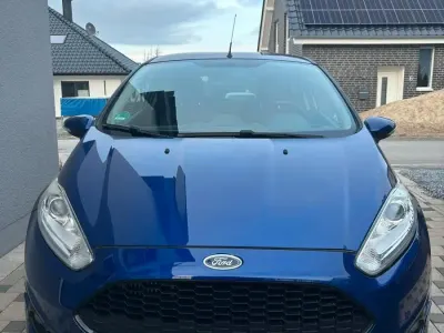 Usata Ford Fiesta ST-Line 125 CV (91 kW) 2014 Blu Utilitaria