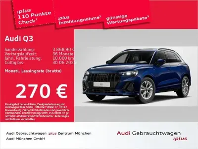 Usata Audi Q3 S-Line 150 CV (110 kW) 2025 Blu SUV