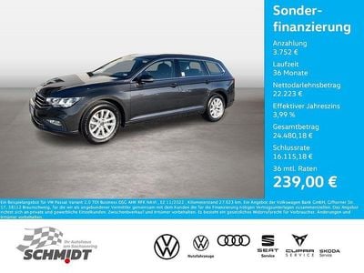 Gebraucht VW Passat Business 150 PS (110 kW) 2022 Grau Kombi