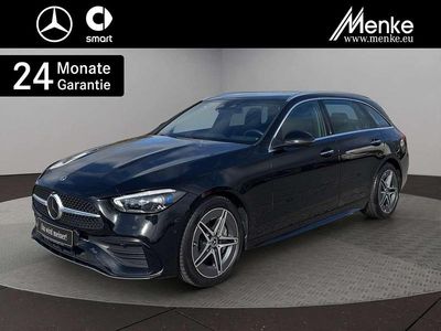 Gebraucht Mercedes C220 AMG 200 PS (147 kW) 2024 Unilack schwarz uni Kombi