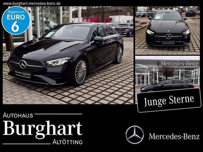 Gebraucht Mercedes A200 AMG line 150 PS (110 kW) 2024 Lack kosmosschwarz Limousine