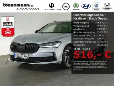 Gebraucht Skoda Superb SportLine 204 PS (150 kW) 2026 Silber Kombi