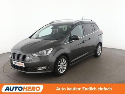 Grau Gebraucht 2018 Ford Grand C-Max Titanium Van / Kleinbus | 11.940 € (Etwas zu teuer)