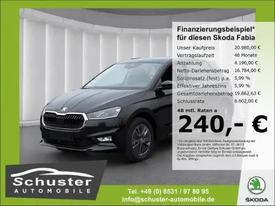 Neu Skoda Fabia Tour 95 PS (69 kW) 2025 Blau Kleinwagen