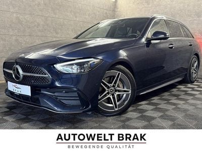 Usata Mercedes C220 AMG line 200 CV (147 kW) 2021 Blu Berlina