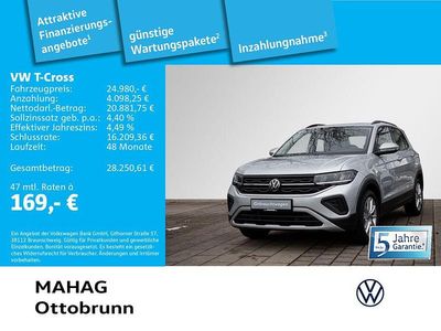 Silber Gebraucht 2024 VW T-Cross Life SUV | 24.980 € (Fairer Preis)