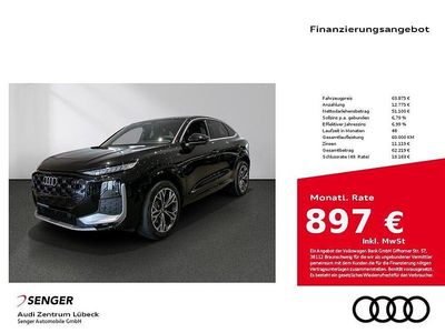 Schwarz Neu 2025 Audi Q3 Sportback Sport SUV | 63.875 € (Etwas zu teuer)