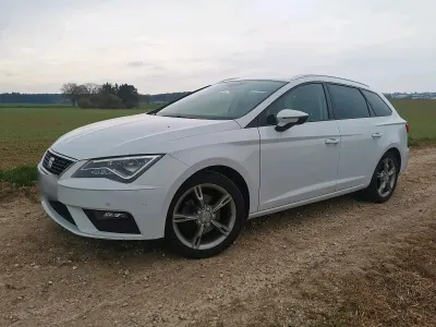 Brugt Seat Leon ST 110 HK (80 kW) 2018 Hvid Stationcar