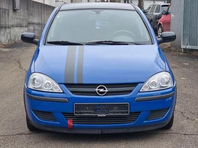 Gebraucht Opel Corsa Basis 69 PS (50 kW) 2004 Blau Kleinwagen