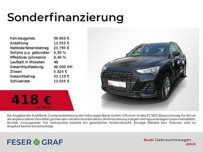 Second-hand Audi Q3 S-Line 150 CP (110 kW) 2025 Negru SUV