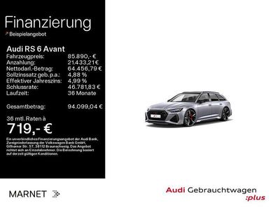 Usata Audi RS6 Ambiente 600 CV (441 kW) 2022 Grigio Station wagon
