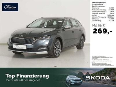 Gebraucht Skoda Octavia Scout 4x4 200 PS (147 kW) 2021 Grau Kombi