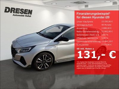 Gebraucht Hyundai i20 N Line 101 PS (74 kW) 2021 Silber Kleinwagen