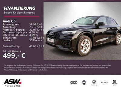 Mythosschwarz metallic Gebraucht 2022 Audi Q5 S-Line SUV | 38.590 € (Guter Preis)