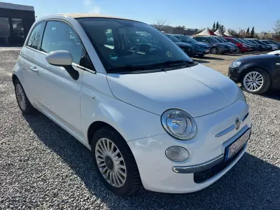 Gebraucht Fiat 500 Lounge 101 PS (74 kW) 2009 Weiß Cabrio
