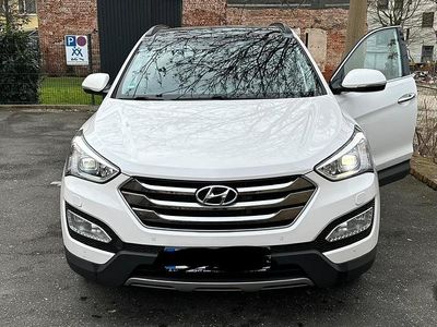 Second-hand Hyundai Santa Fe Premium 197 CP (144 kW) 2014 Alb SUV