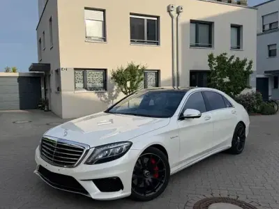 Second-hand Mercedes S63 AMG AMG 585 CP (430 kW) 2014 Alb Berlinǎ