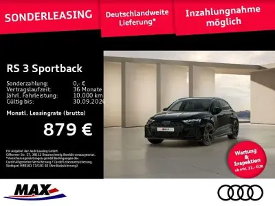 Neu Audi RS3 Sport 400 PS (294 kW) 2026 Schwarz Limousine