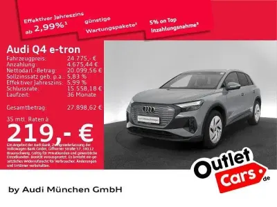 Gebraucht Audi Q4 e-tron Basis 125 kW (170 PS) 2023 Grau SUV