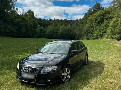 Gebraucht Audi A4 S-Line 2007 Schwarz Kombi
