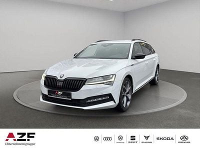 Gebraucht Skoda Superb SportLine 200 PS (147 kW) 2024 Moonweiß perleffekt Kombi