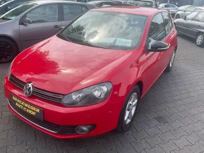 Używany VW Golf Highline 122 KM (89 kW) 2010 Czerwony Coupe