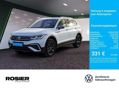 Weiss / oryxweiss perlmutteffekt (metallic) Gebraucht 2024 VW Tiguan Allspace Move SUV | 42.660 € (Fairer Preis)