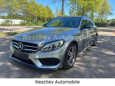 Usata Mercedes C180 AMG line 156 CV (114 kW) 2015 Argento Station wagon
