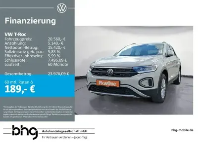 Gebraucht VW T-Roc Life 110 PS (80 kW) 2023 Grau SUV