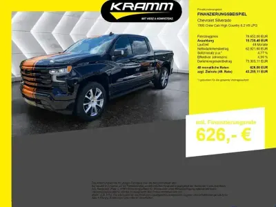 Gebraucht Chevrolet Silverado 426 PS (313 kW) 2024 Schwarz SUV