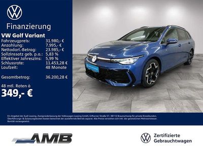 Gebraucht VW Golf VIII R-line 150 PS (110 kW) 2025 Anemonenblau metallic Kombi