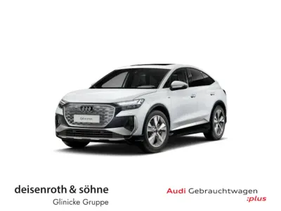 Gebraucht Audi Q4 Sportback e-tron S-Line 219 kW (299 PS) 2023 Weiß SUV