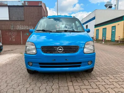 Gebraucht Opel Agila 75 PS (55 kW) 2001 Blau Van / Kleinbus
