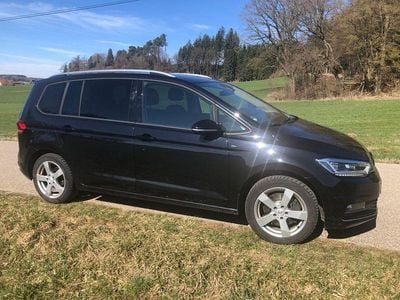 Gebraucht VW Touran Highline 150 PS (110 kW) 2018 Schwarz Van / Kleinbus