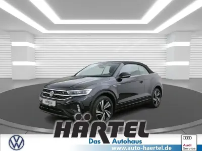 Gebraucht VW T-Roc Cabriolet R-line 150 PS (110 kW) 2022 Deep black perleffekt, pearl effect Cabrio