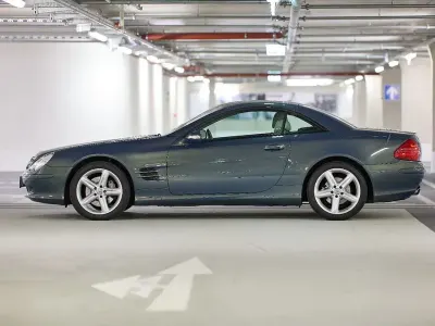 Gebraucht Mercedes SL500 306 PS (225 kW) 2003 Grün Cabrio