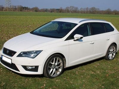 Gebraucht Seat Leon ST FR 125 PS (91 kW) 2014 Weiß Kombi