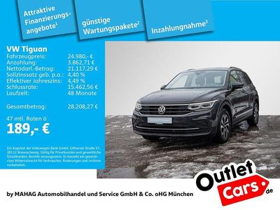 Grau Gebraucht 2021 VW Tiguan Active SUV | 24.980 € (Fairer Preis)
