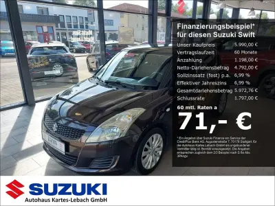 Gebraucht Suzuki Swift X-TRA 94 PS (69 kW) 2012 Braun Kleinwagen