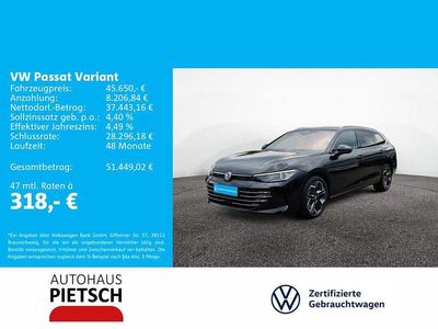 Schwarz Gebraucht 2024 VW Passat Elegance Kombi | 45.650 € (Etwas zu teuer)