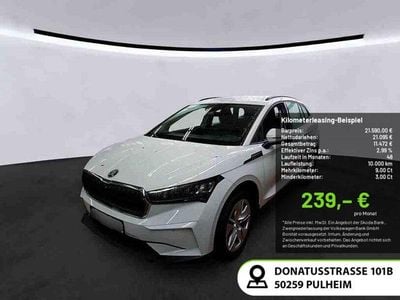 Gebraucht Skoda Enyaq iV Loft 108 kW (148 PS) 2023 Moonweiß perleffekt SUV