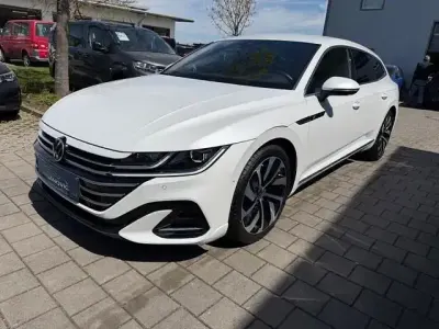 Gebraucht VW Arteon R-line 163 PS (119 kW) 2021 Weiß Limousine